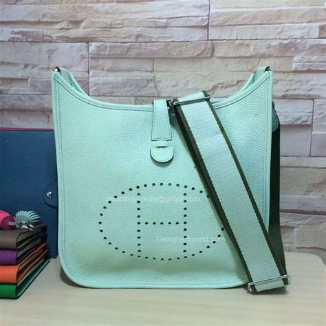 replica hermes evelyne iii gm bags in green color|hermes evelyne bag knockoff.